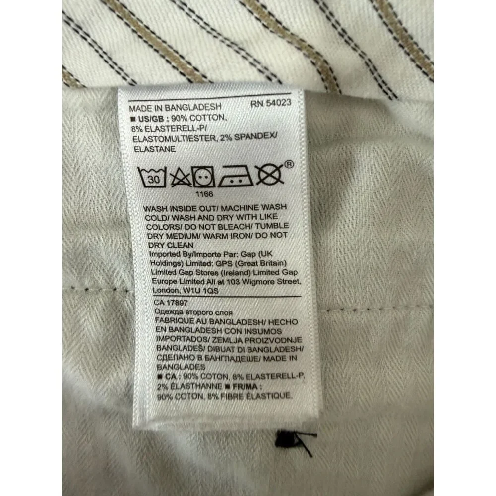 Banana Republic Fulton Chino Mens 38x32 Charcoal Gray Stretch Pants Straight